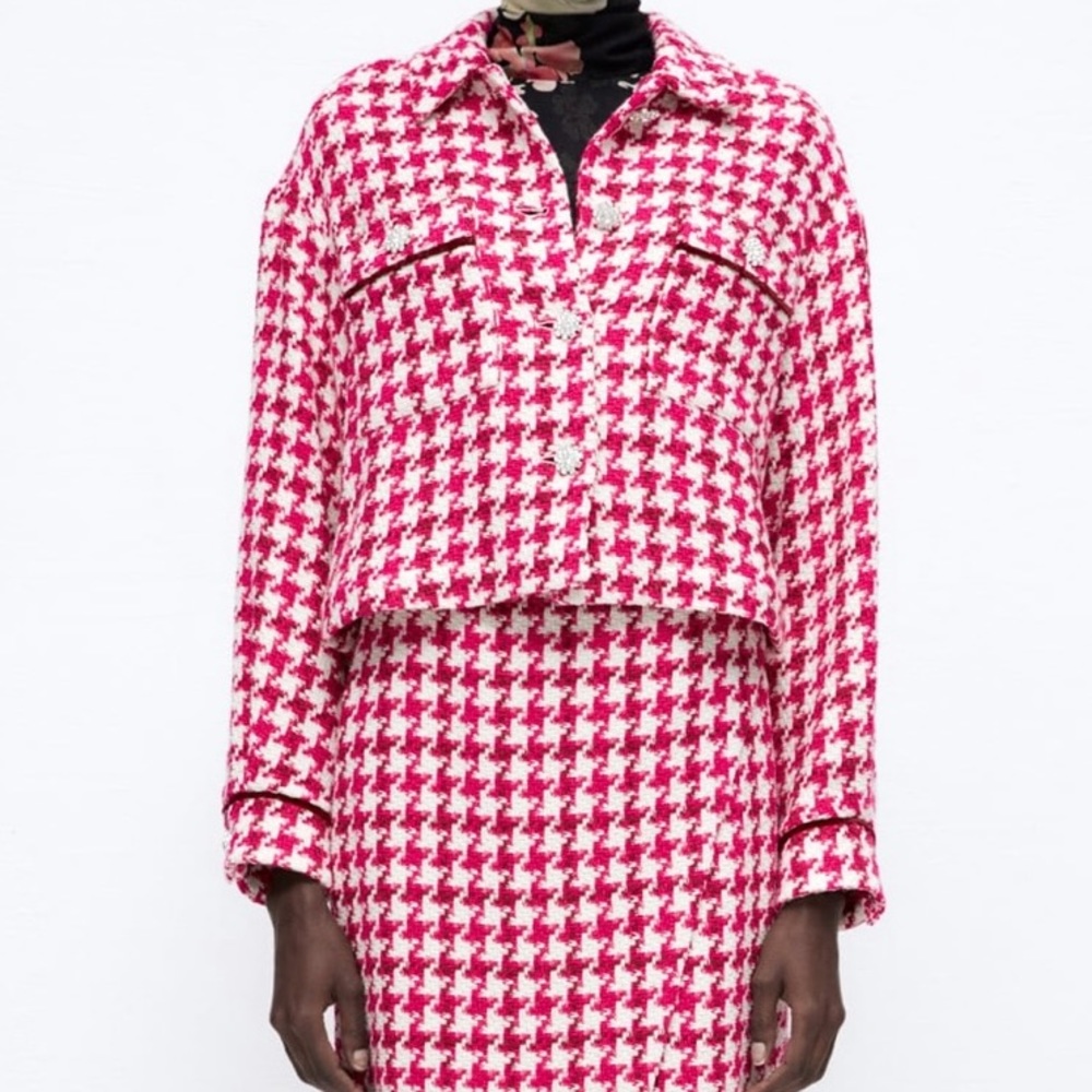 Zara Short Textured Weave Overshirt - Ref 8642/114